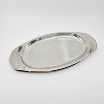 Plat de service ovale AMC en inox