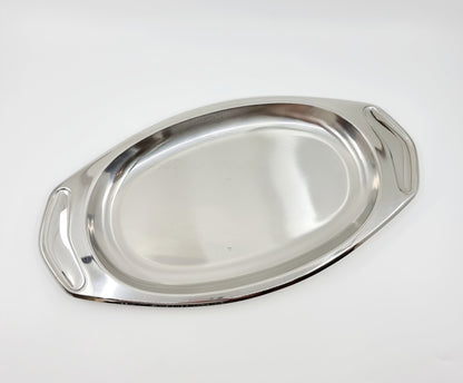 Plat de service ovale AMC en inox