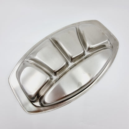 Plat compartimenté en inox
