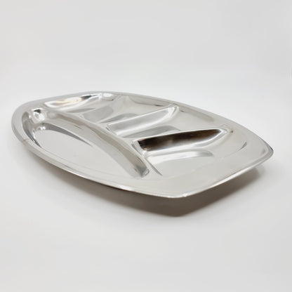 Plat compartimenté en inox