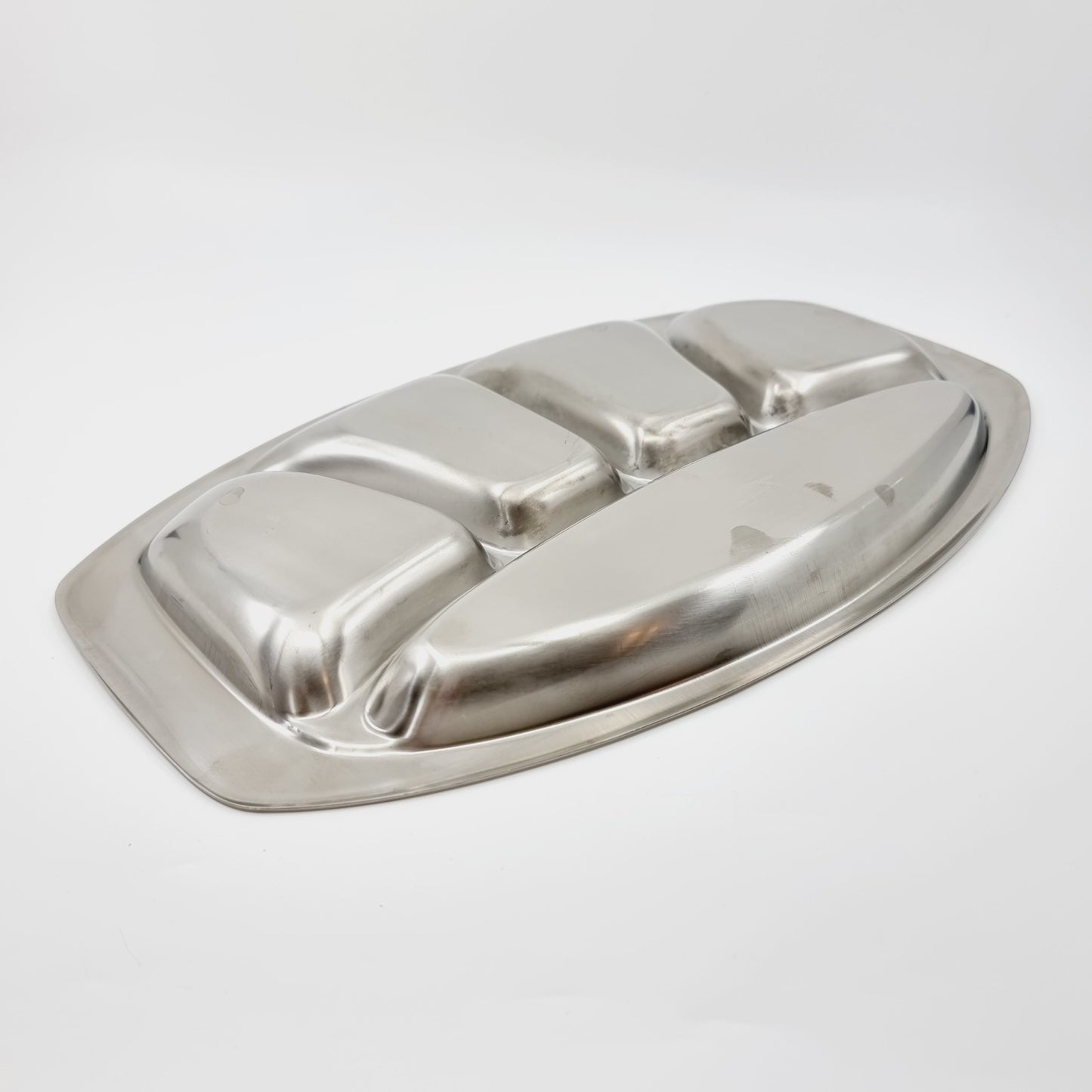 Plat compartimenté en inox