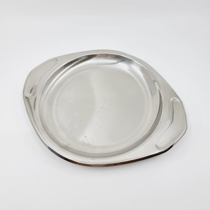 Plat de service AMC en inox (2 pièces)