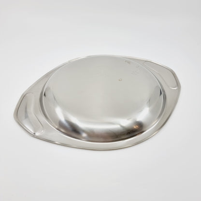 Plat de service AMC en inox (2 pièces)