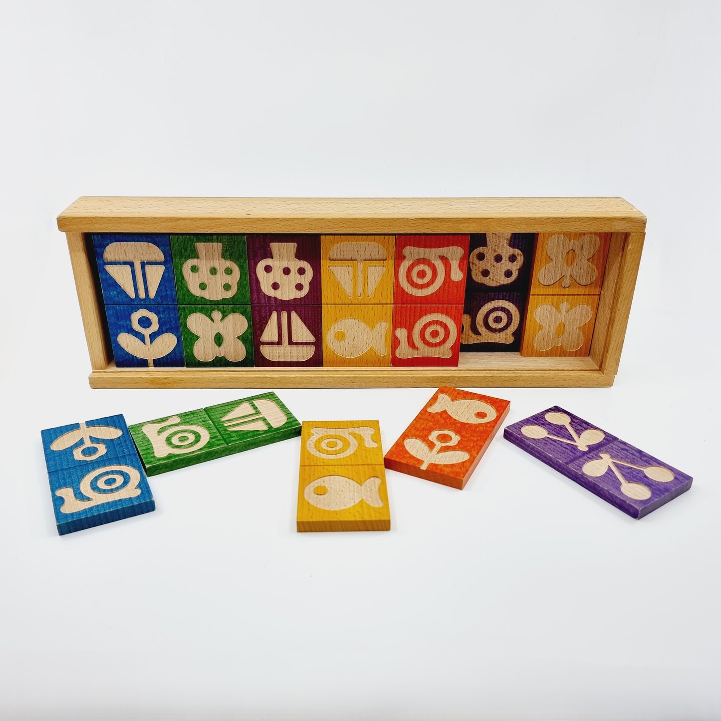 Domino éducatif en bois - Kiener