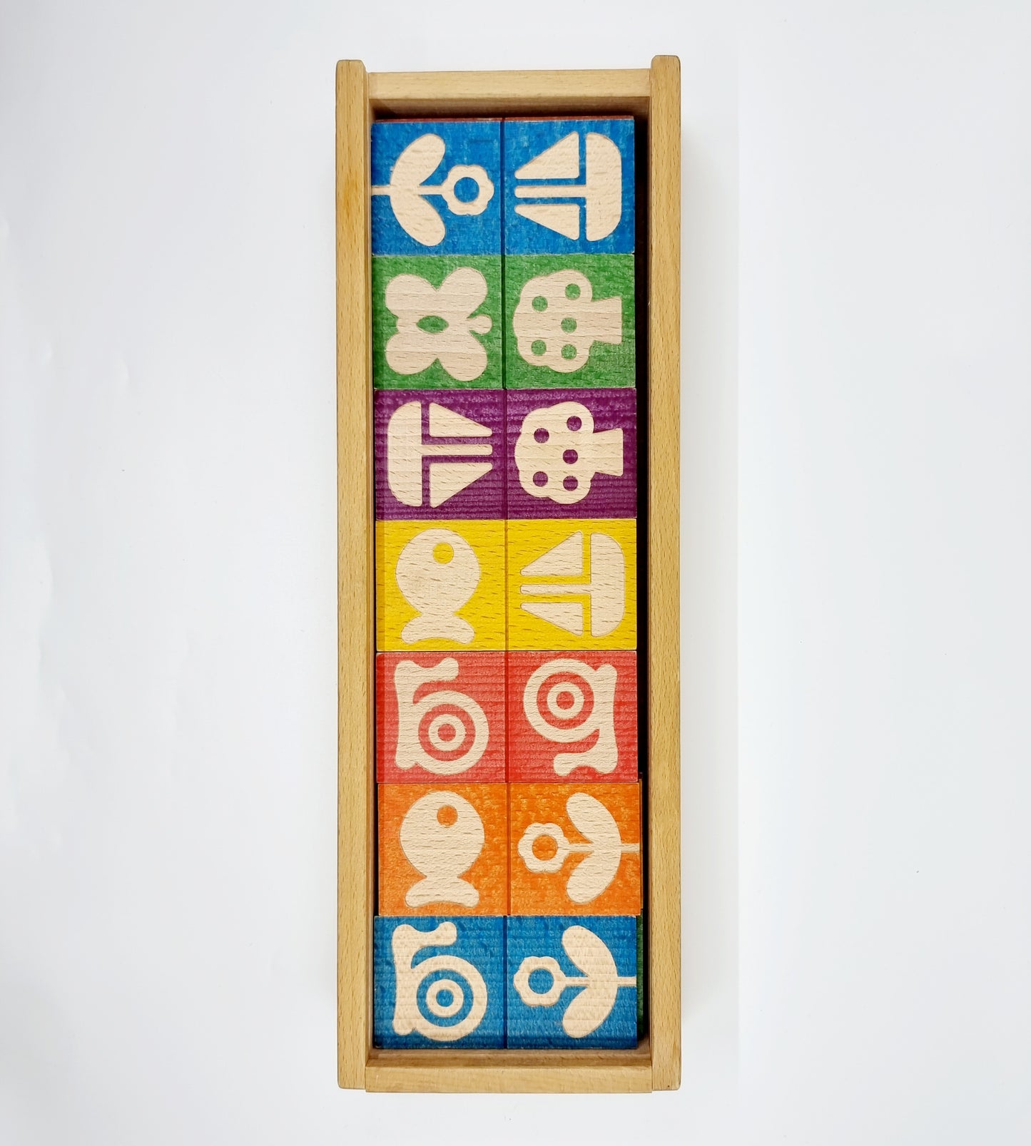 Domino éducatif en bois - Kiener