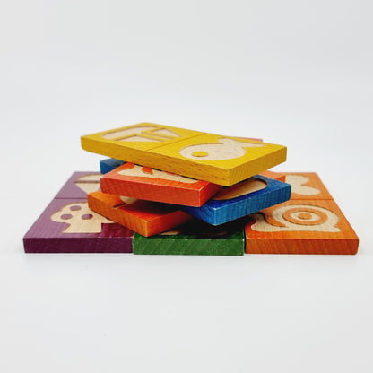 Domino éducatif en bois - Kiener