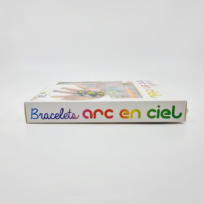 Bracelets arc-en-ciel, Rainbow Loom - Paillettes