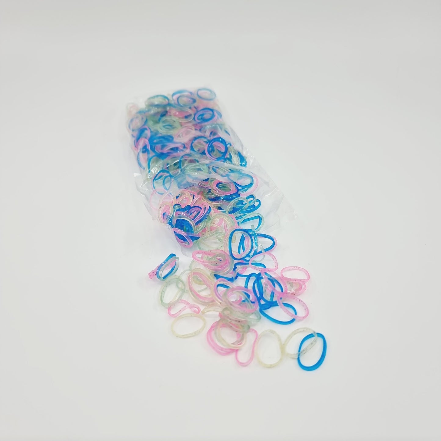 Bracelets arc-en-ciel, Rainbow Loom - Paillettes