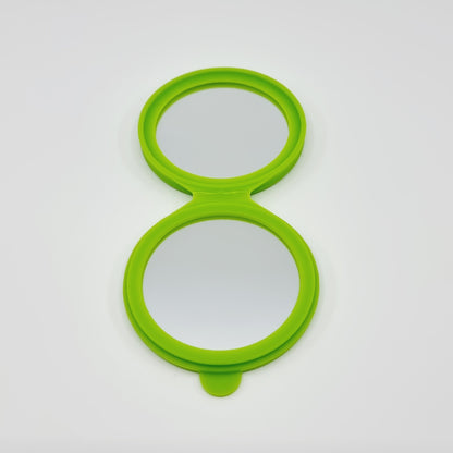 Miroir de poche en silicone - vert
