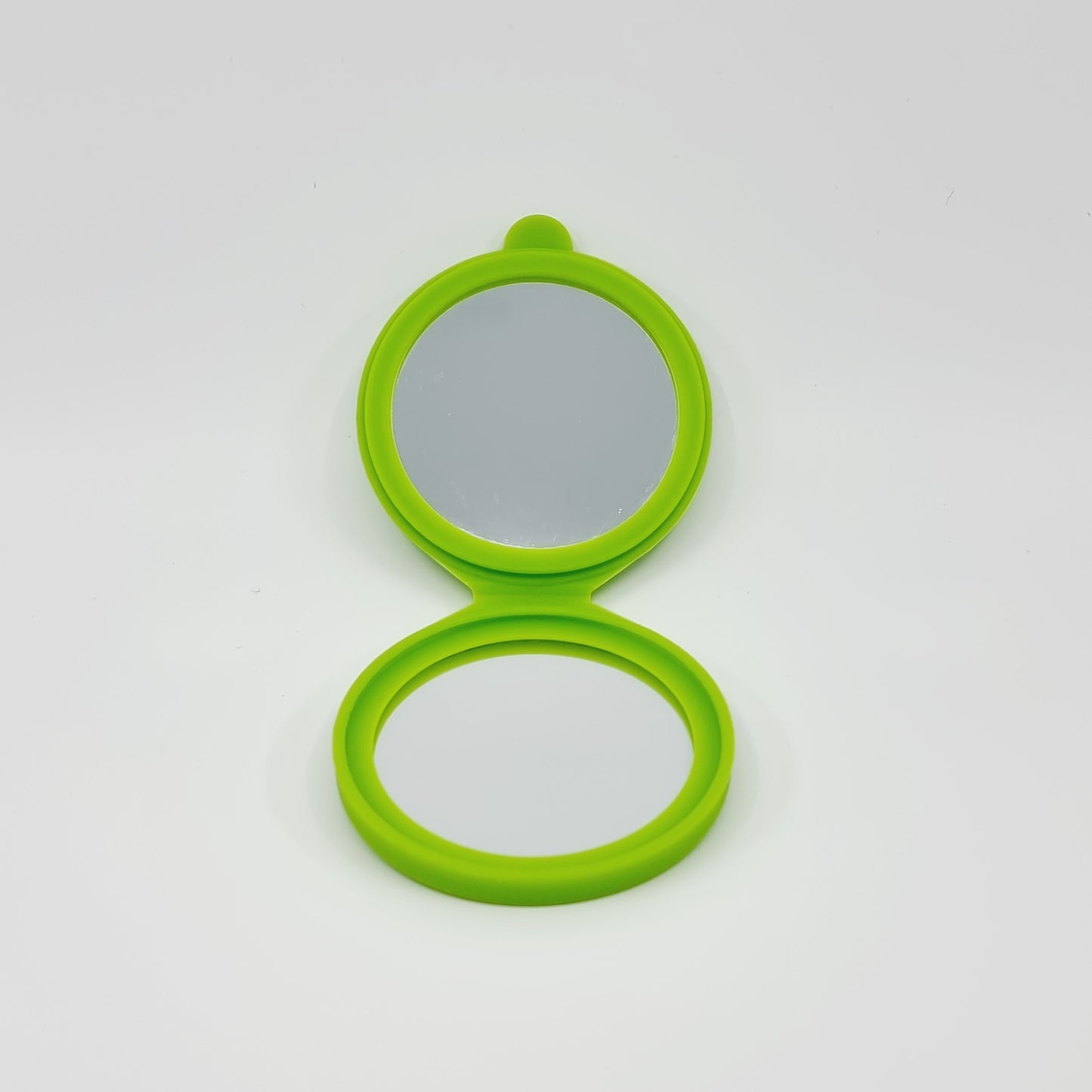 Miroir de poche en silicone - vert