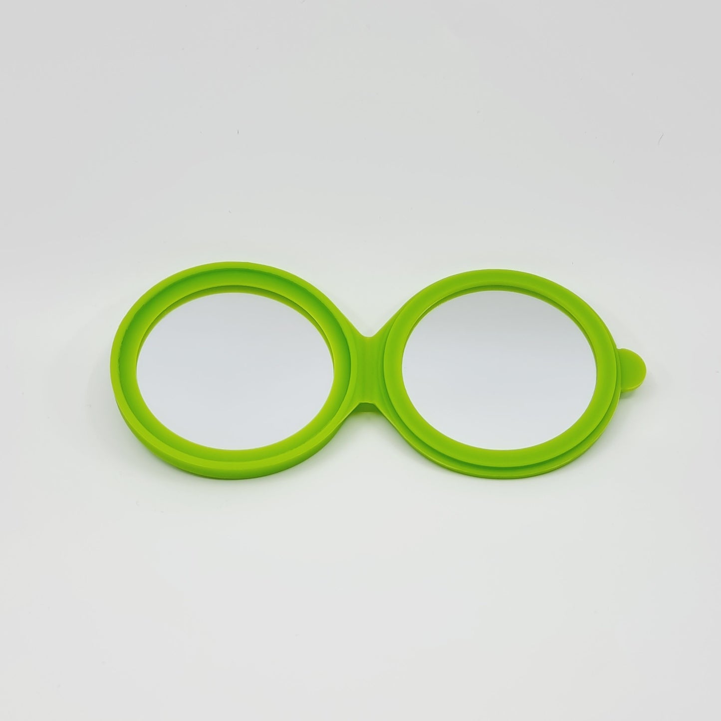 Miroir de poche en silicone - vert