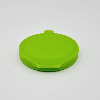Miroir de poche en silicone - vert