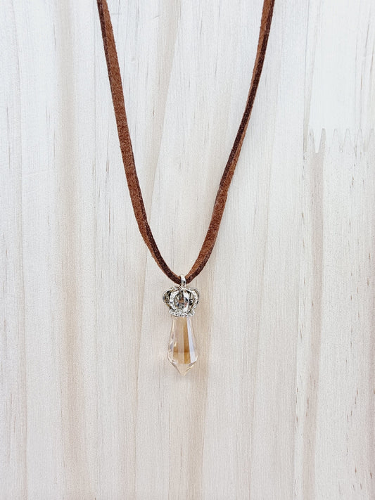 Collier - Couronne cristal