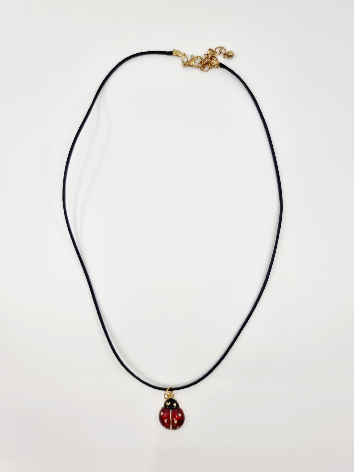 Collier noir - Coccinelle
