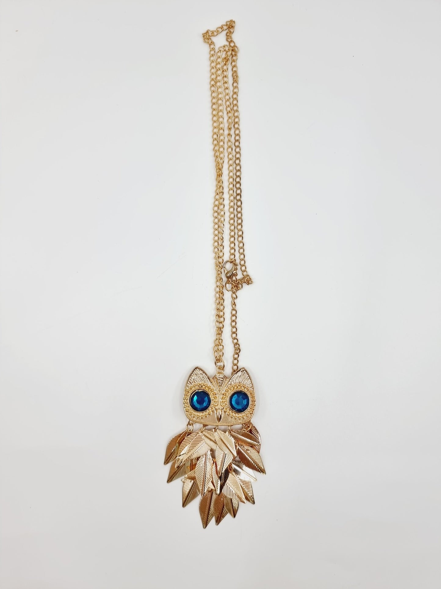 Collier doré - Hibou