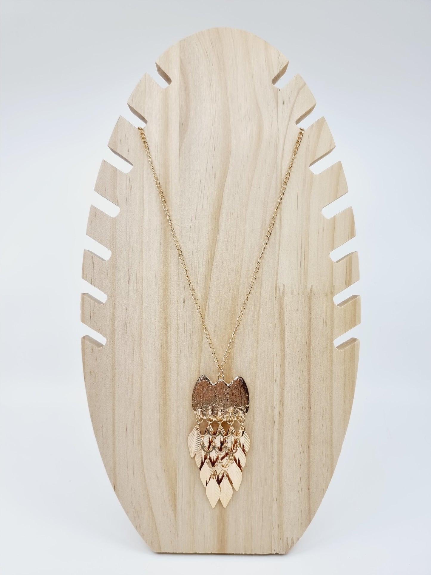 Collier doré - Hibou