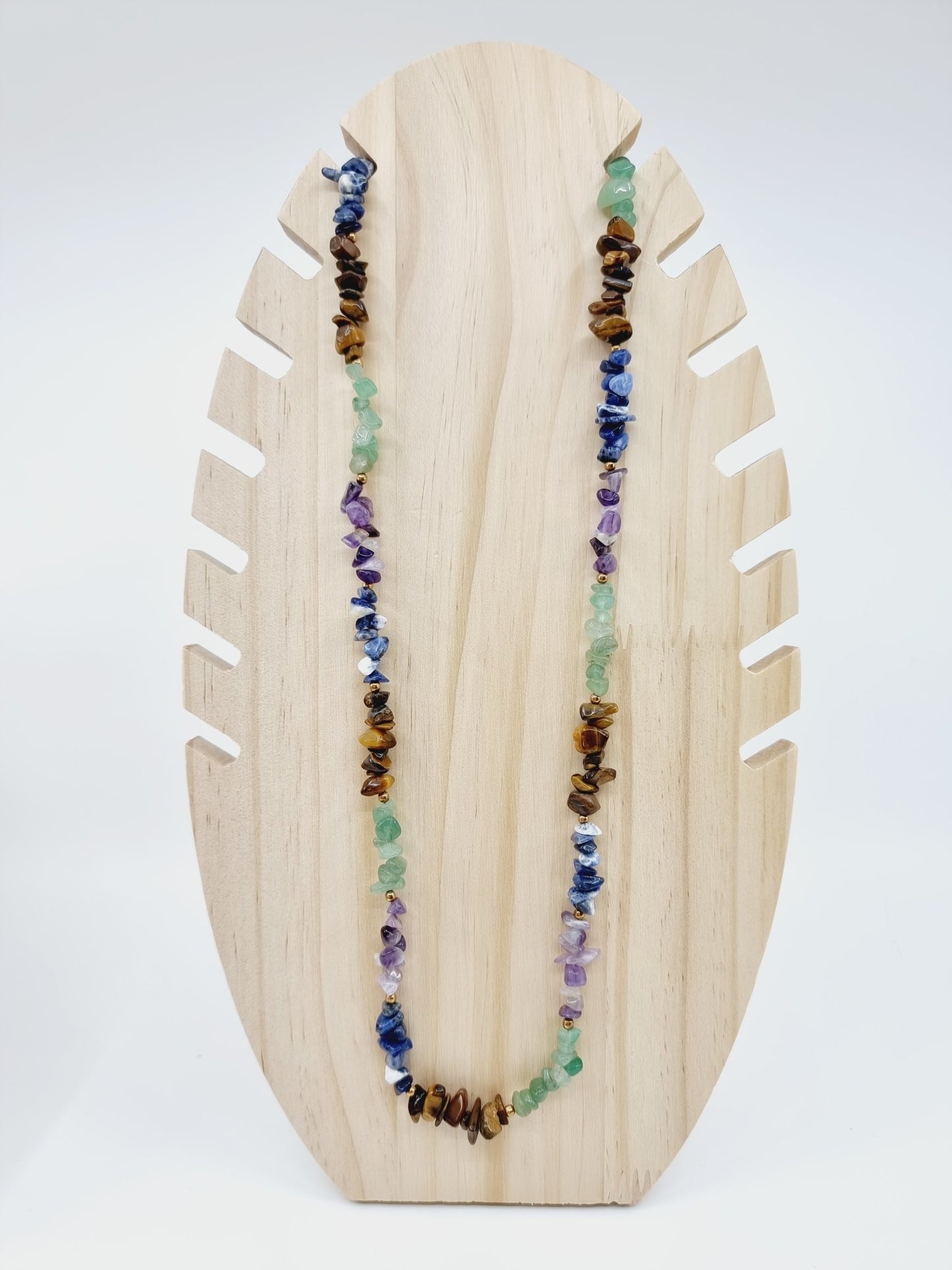 Collier long - pierres naturelles