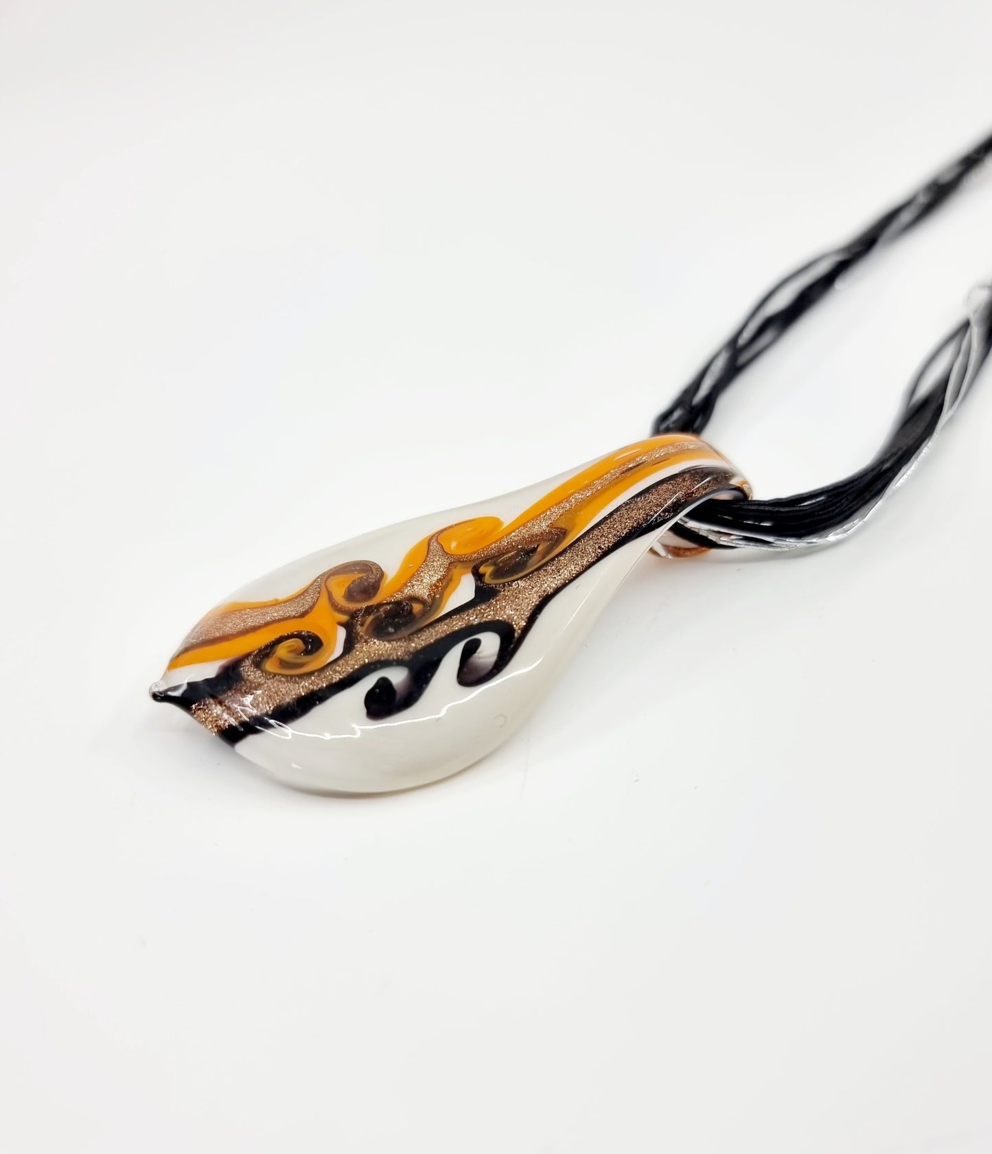 Collier - Pendentif en verre de Murano