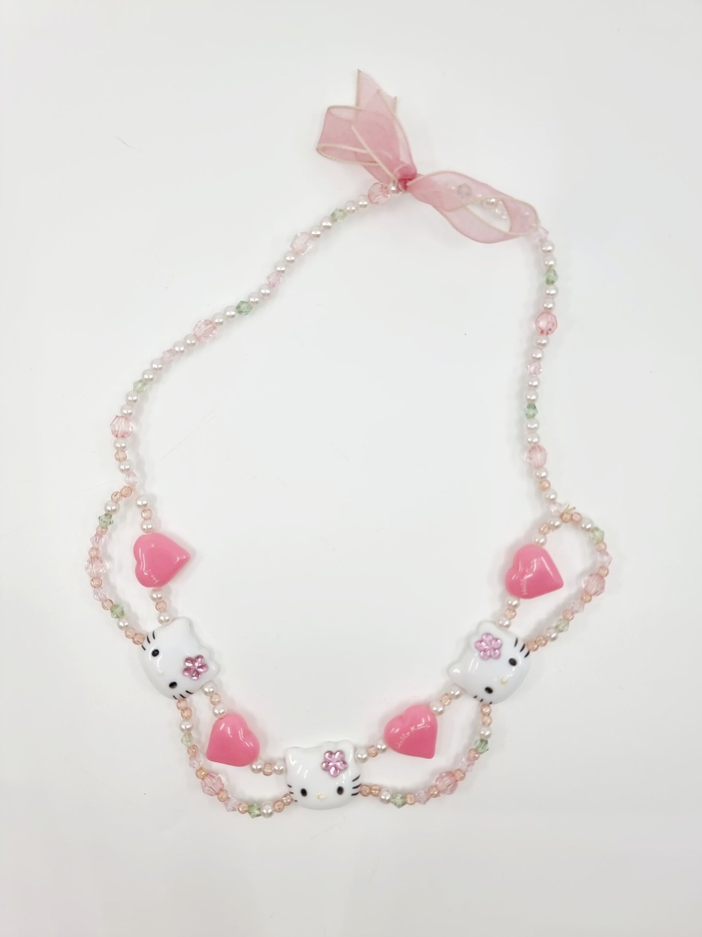 Collier en perles - Hello Kitty