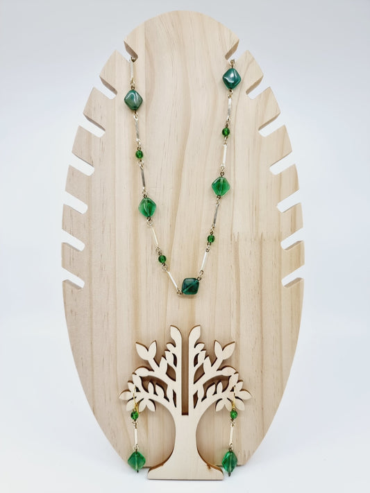 Collier & boucles d'oreilles - Ambre