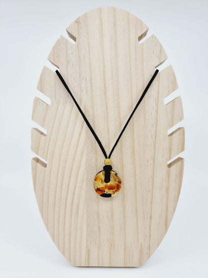 Collier - verre de Murano rond