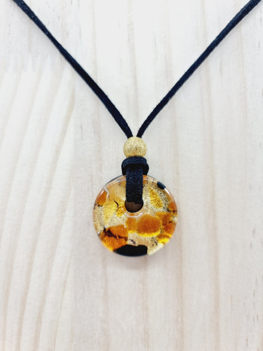 Collier - verre de Murano rond
