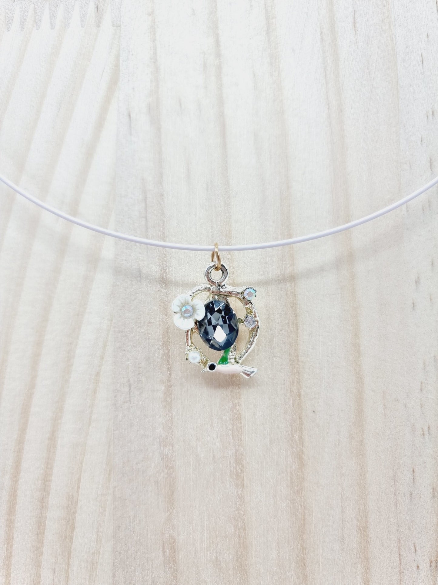 Collier cerceau - Oiseau