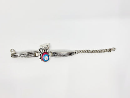 Bracelet métal - chat