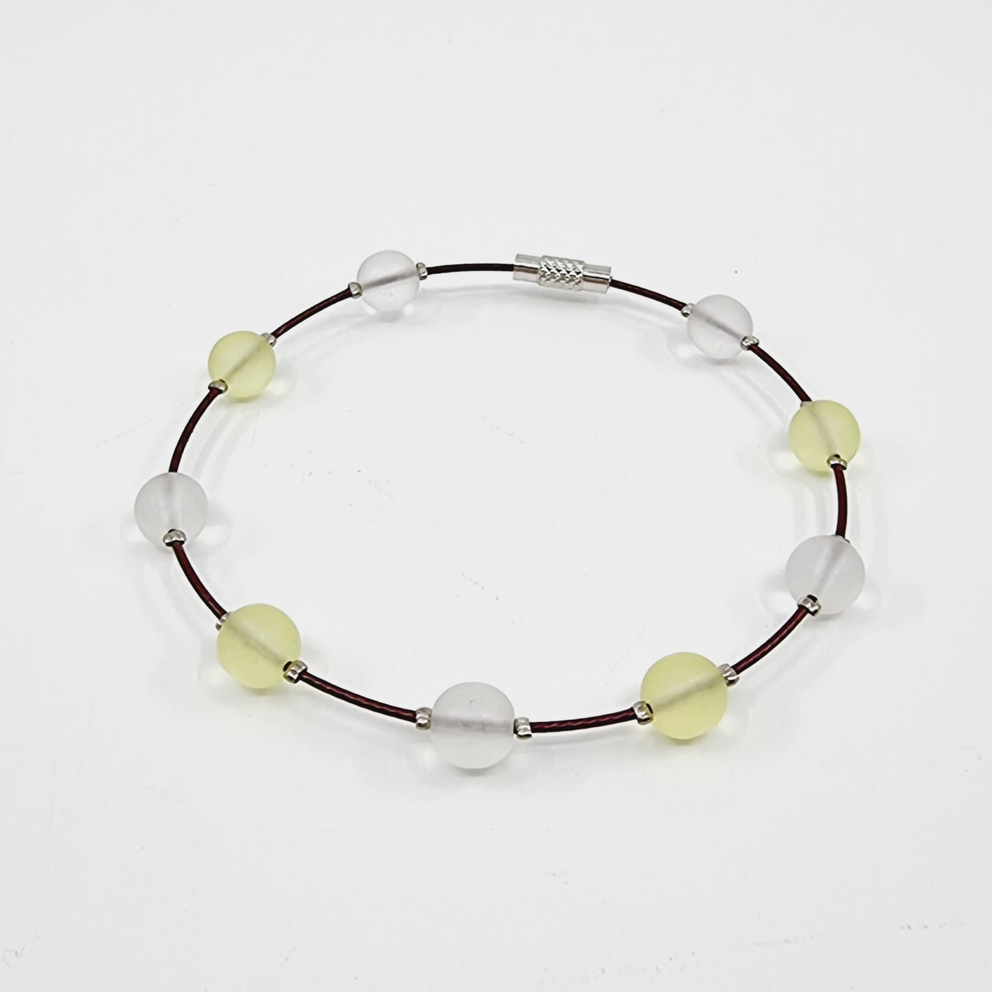 Bracelet cerceau - vert/transparent