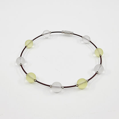 Bracelet cerceau - vert/transparent