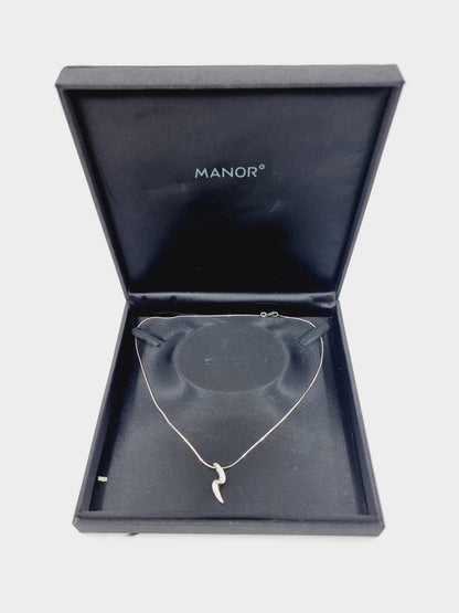 Collier en argent - éclair