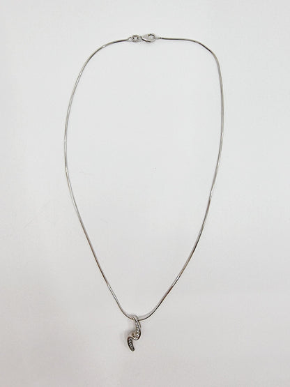 Collier en argent - éclair