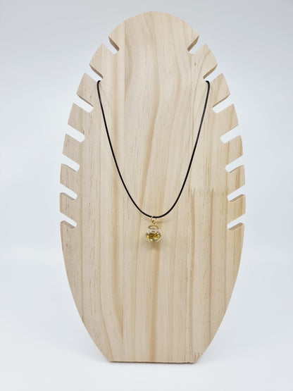 Collier boule - étoiles dorées