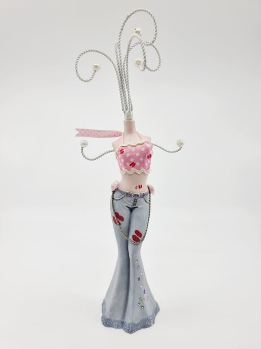 Support à bijoux - jeans