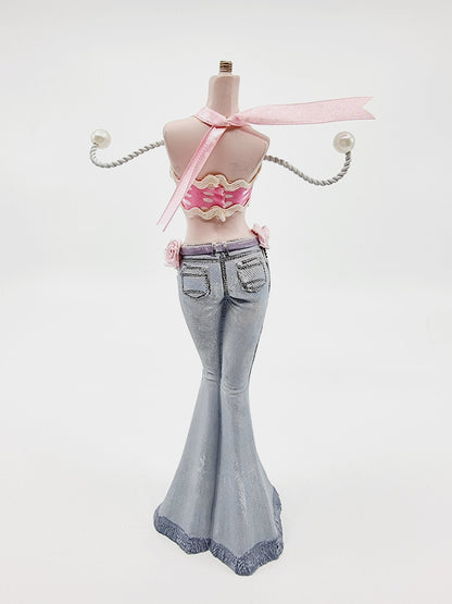 Support à bijoux - jeans