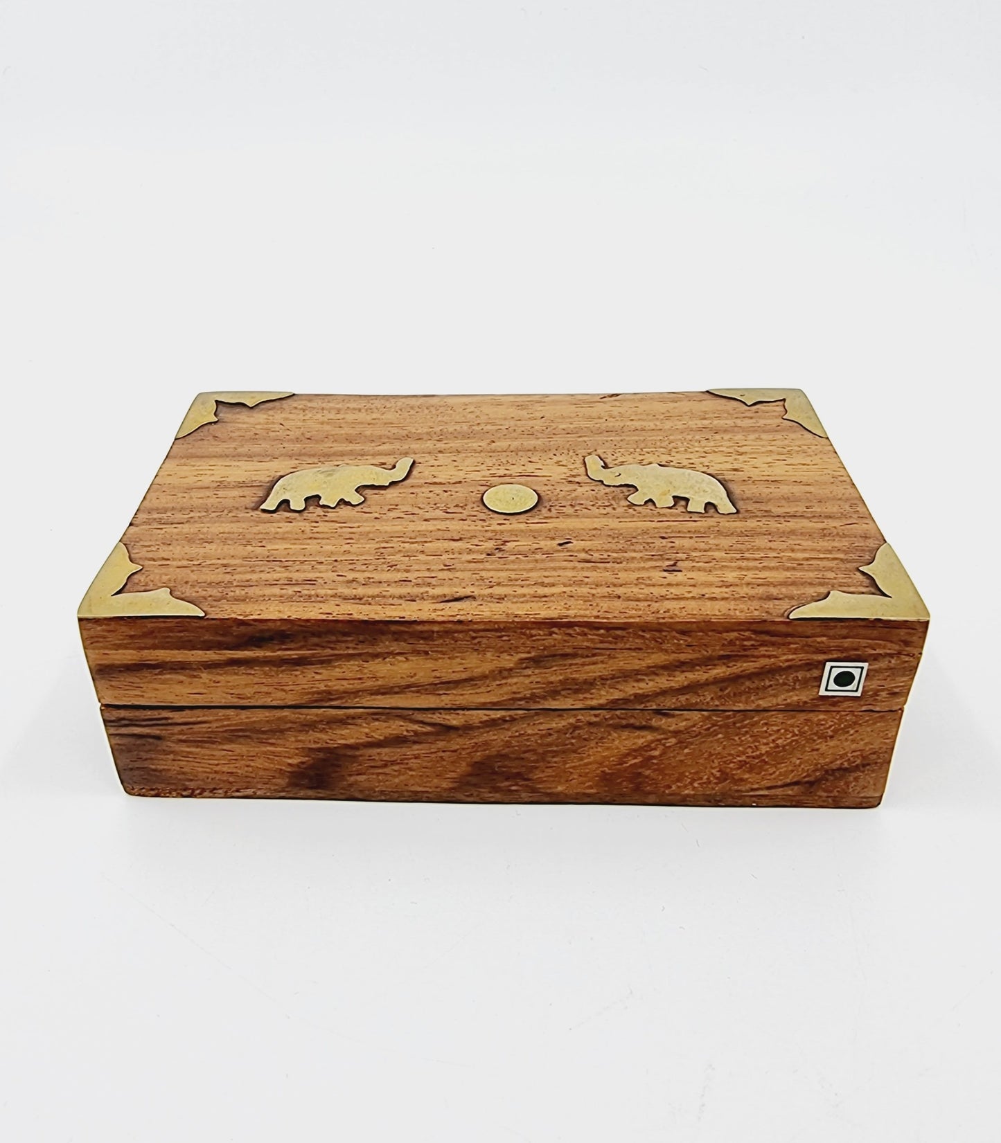 Boîte en bois - éléphants