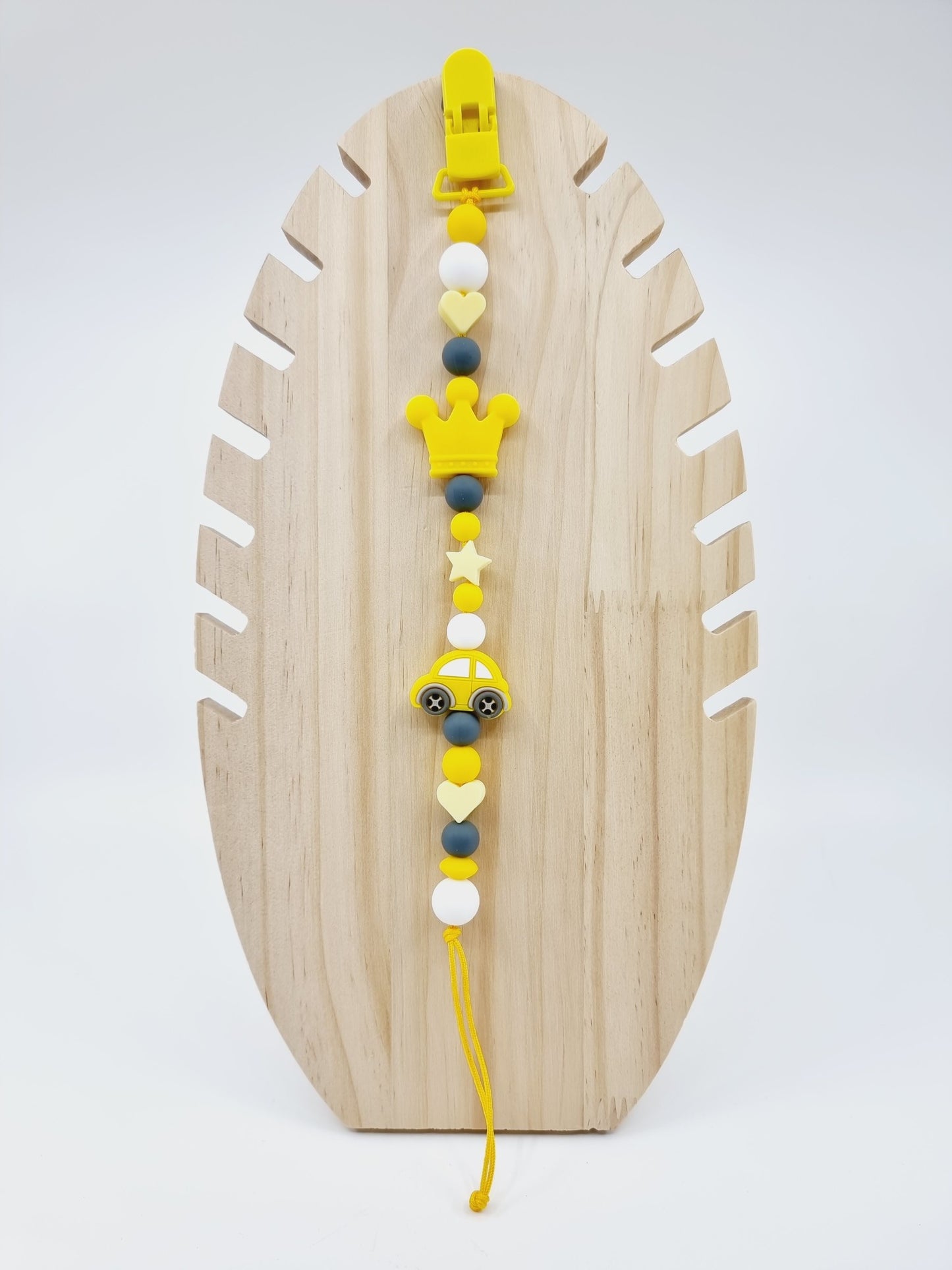 Attache-tétine - Couronne/Voiture