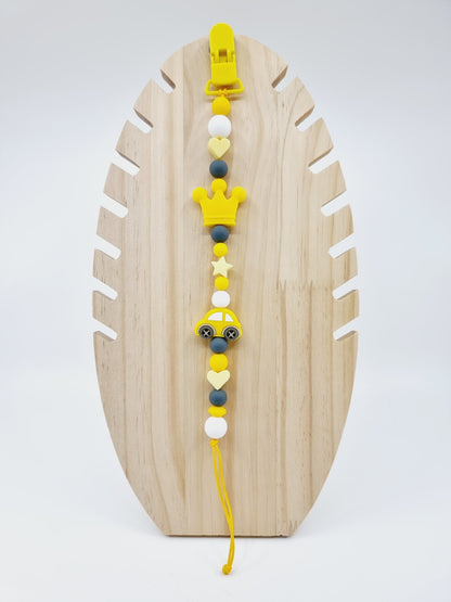 Attache-tétine - Couronne/Voiture