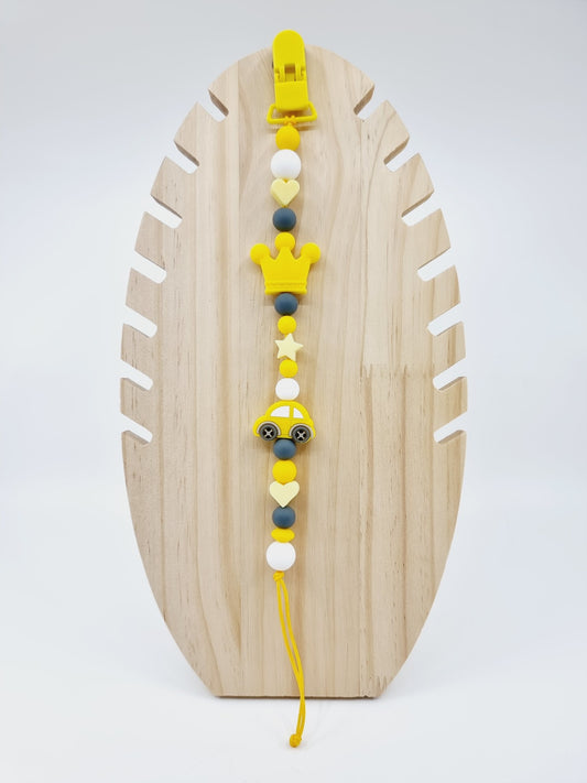 Attache-tétine - Couronne/Voiture