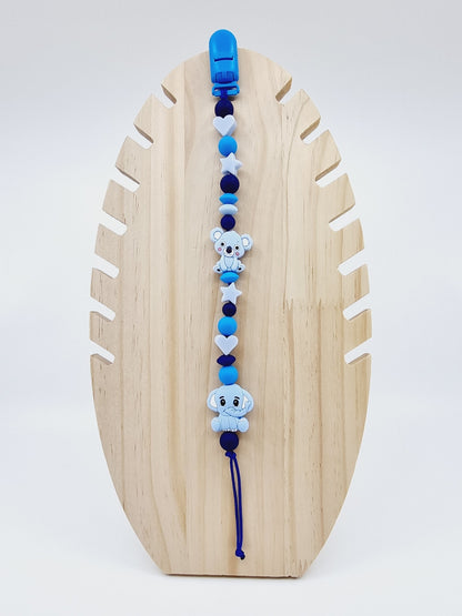 Attache-tétine - Koala/Eléphant