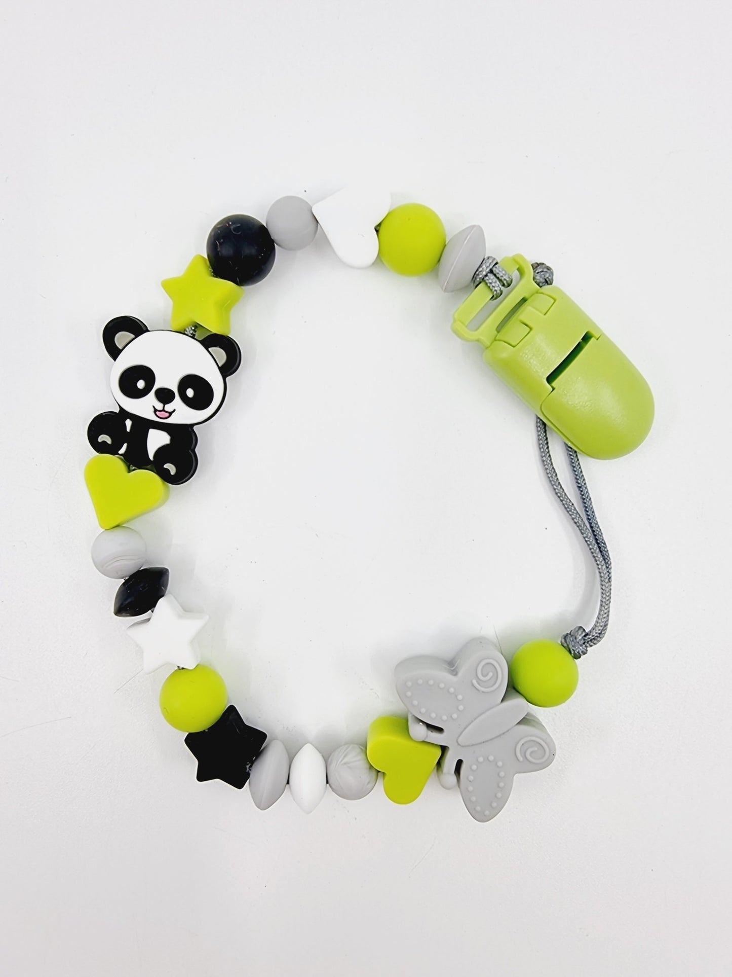 Attache-tétine - Panda/Papillon