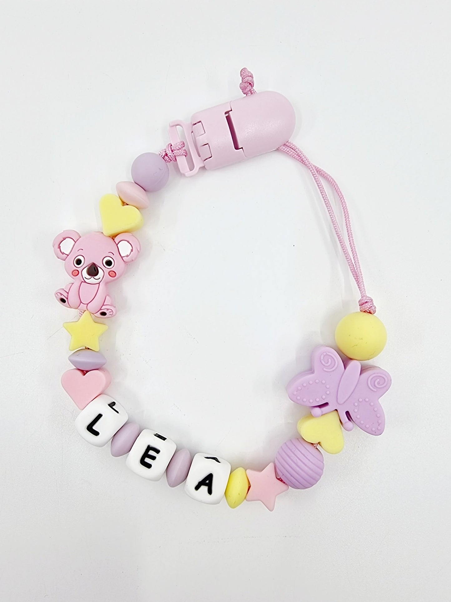 Attache-tétine - Koala/Papillon