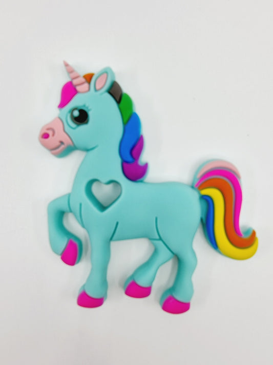 Jouet de dentition - Licorne turquoise