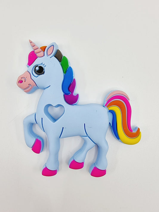 Jouet de dentition - Licorne bleu ciel