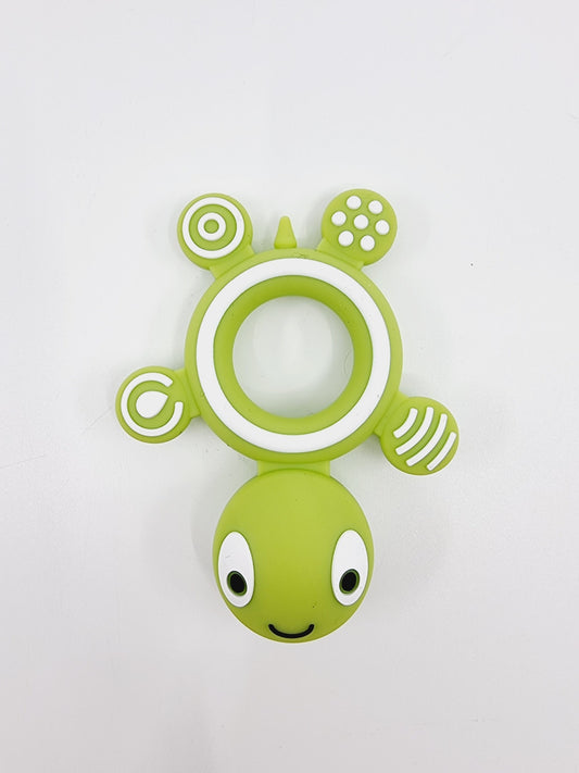 Jouet de dentition en silicone - Tortue verte