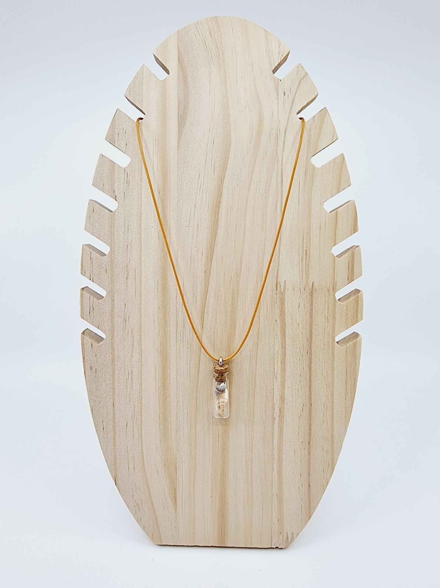 Collier fiole - coquillage