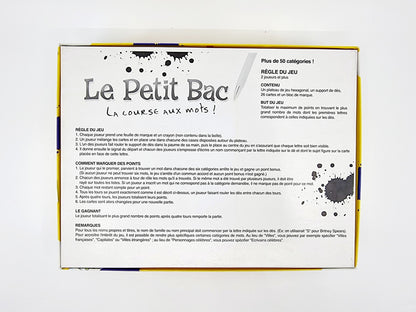 Le Petit Bac, la course aux mots !