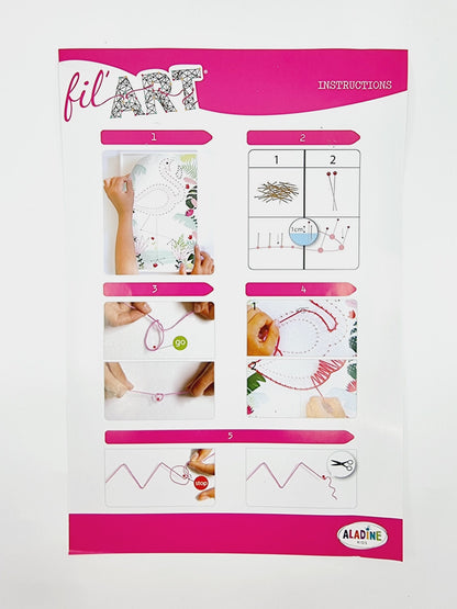 fil'ART - Flamant rose