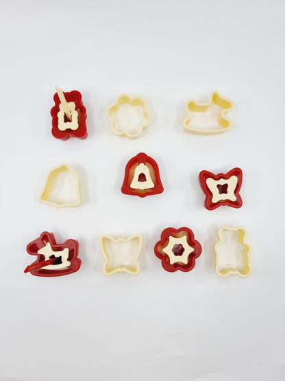 Emporte-pièces pour biscuits de Linz (12 pièces)