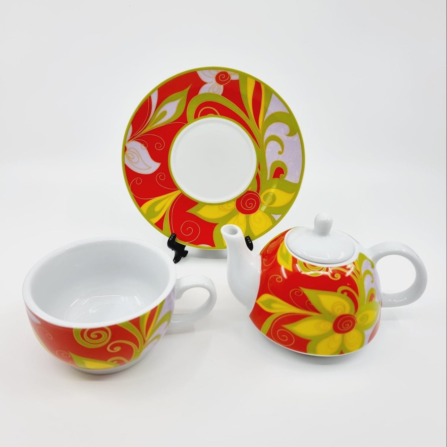 Théière avec soucoupe & tasse - Royaume des saveurs